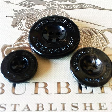 6 silver burberry buttons|burberry replacement buttons.